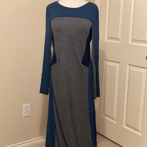 Colorblock Maxi Dress